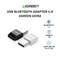 USB Bluetooth Adapter 4.0 Ugreen US192 30443 30524 (có aptX)
