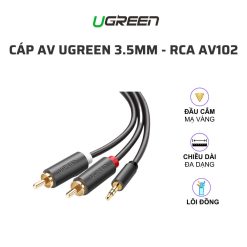 Cáp AV Ugreen 3.5mm – RCA AV102