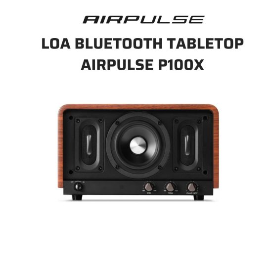 Loa AIRPULSE P100X – Loa tabletop cao cấp