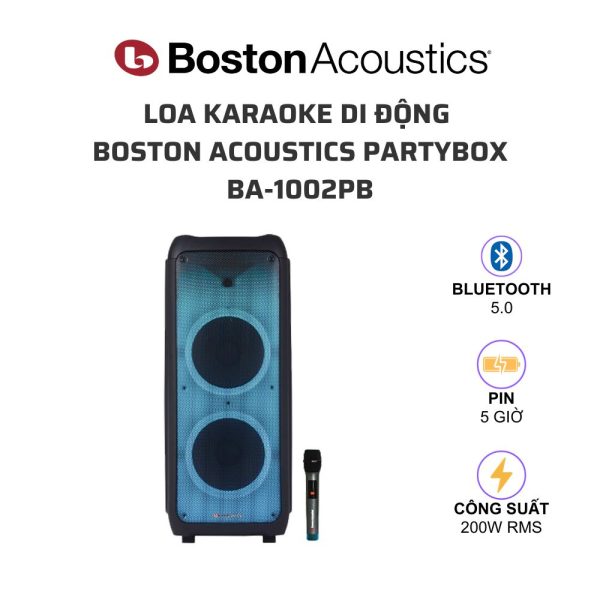 Boston Acoustics PARTYBOX BA 1002PB loa karaoke di dong 01 1