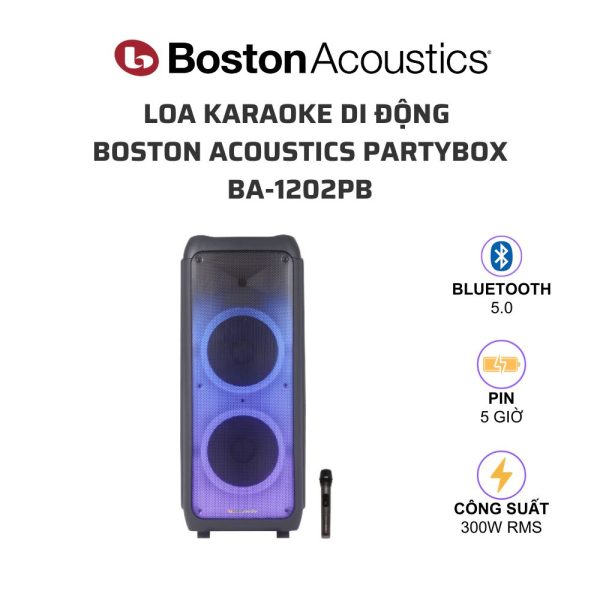 Boston Acoustics PARTYBOX BA 1202PB loa karaoke di dong 01