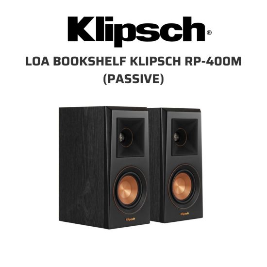 Klipsch RP 400M passive Loa bookshelf 04