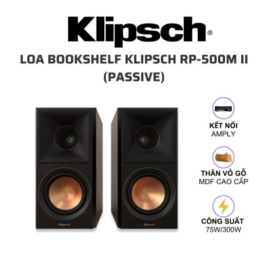 Klipsch RP 600M II passive Loa bookshelf 01