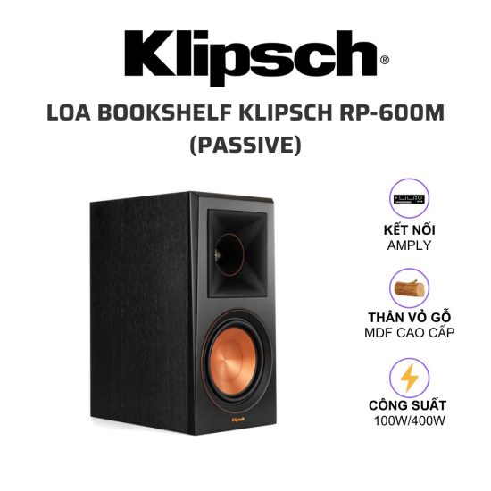 Klipsch RP 600M passive loa bookshelf 01 1