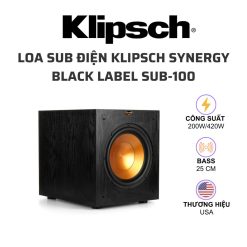 Loa Sub dien Klipsch Synergy Black Label Sub 100 Loa Sub dien 01