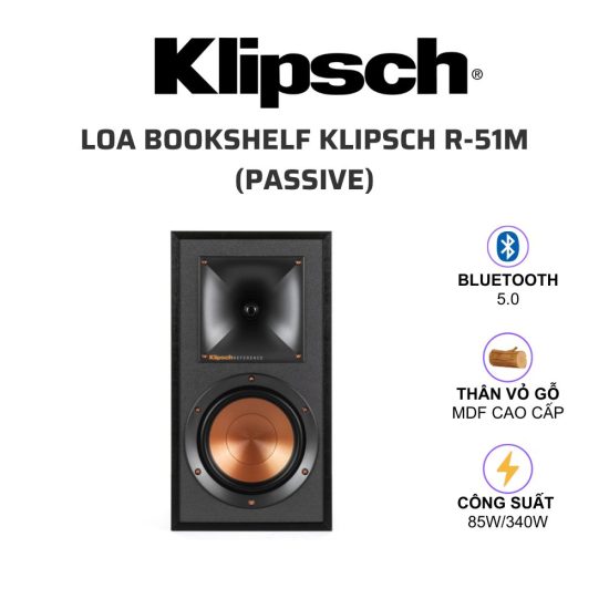Loa bookshelf Klipsch R 51M passive loa bookshelf 01