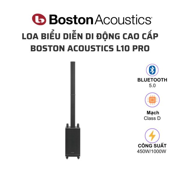 boston acoustics L10 Pro loa bieu dien di dong cao cap 01