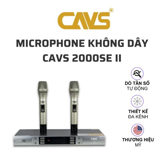 CAVS 2000SE II Microphone khong day 01 1