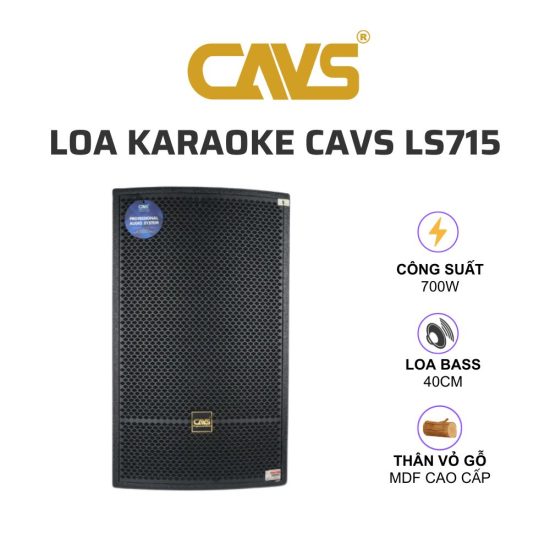 CAVS LS715 Loa karaoke 01