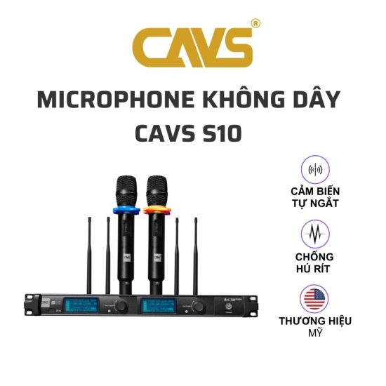 CAVS S10 Microphone khong day 01