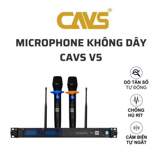 CAVS V5 Microphone khong day 01