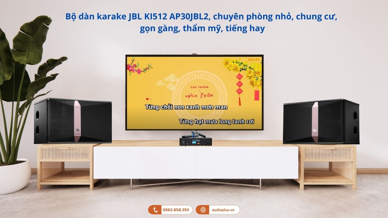 Bộ dàn karaoke JBL KI512 AP30JBL2