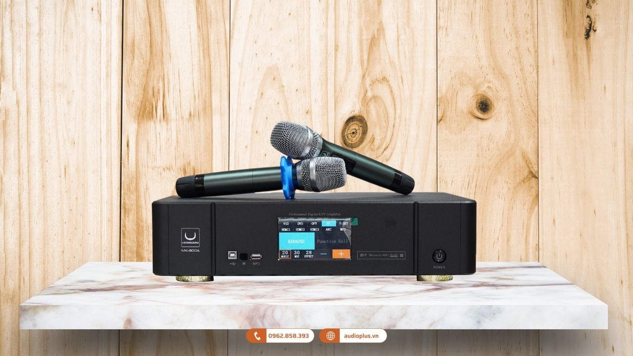Amply karaoke 3 trong 1 ListenSound MK900A có nhiều ưu điểm vượt trội