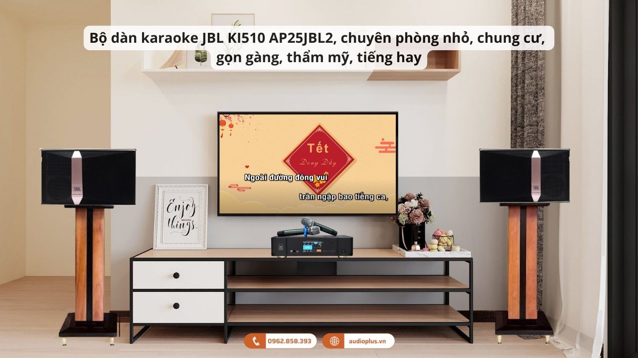Bộ dàn karaoke JBL KI510 AP25JBL2