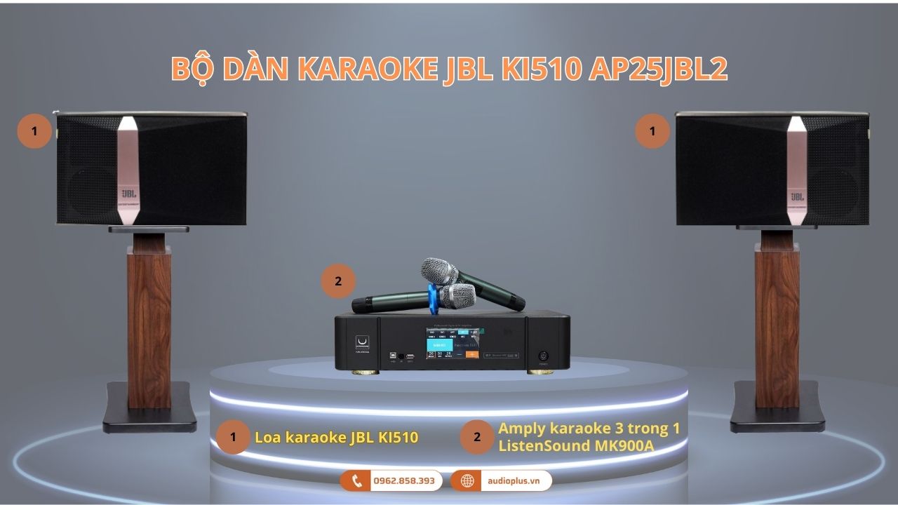 dàn karaoke JBL KI510 AP25JBL2