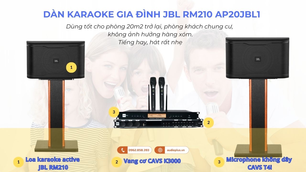 Dàn karaoke gia đình JBL RM210 AP20JBL1 