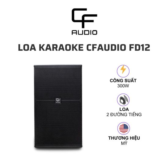 CFAUDIO FD12 Loa karaoke 01 1