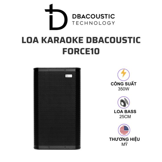 DBAcoustic Force10 Loa karaoke 01