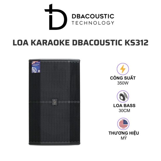 DBAcoustic KS312 Loa karaoke 01 2