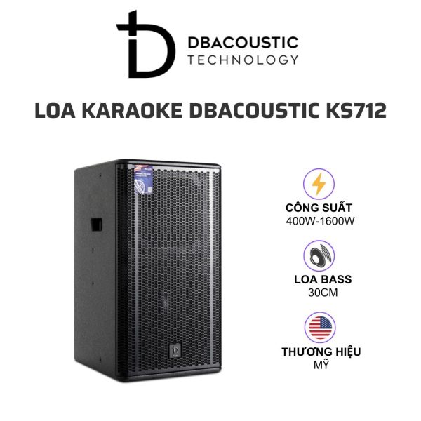 DBAcoustic KS712 Loa karaoke 01