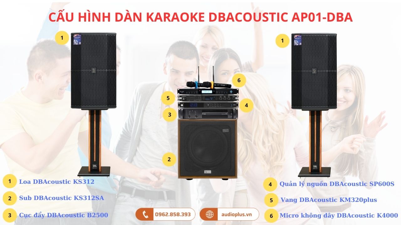 Dàn karaoke DBAcoustic AP01-DBA 