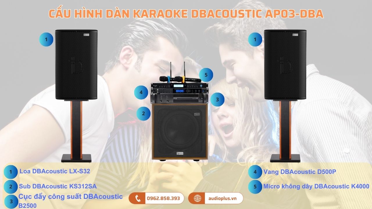 Dàn karaoke DBAcoustic AP03-DBA