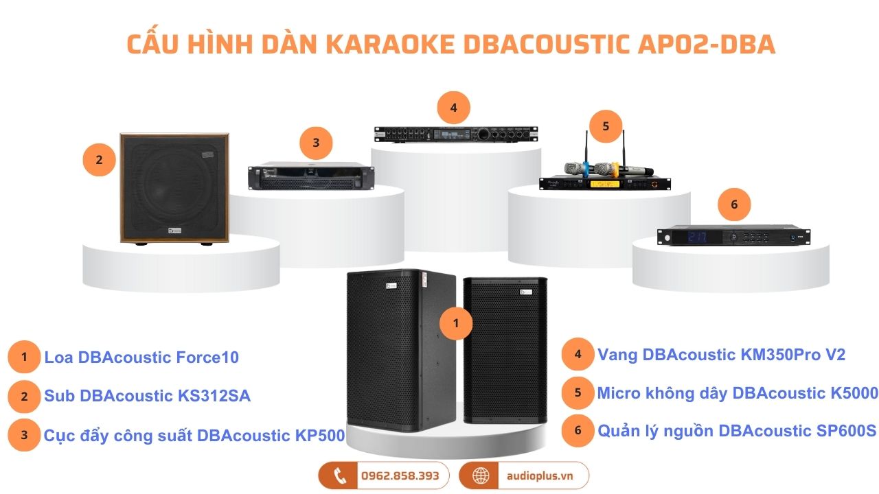 Dàn karaoke DBAcoustic AP02-DBA