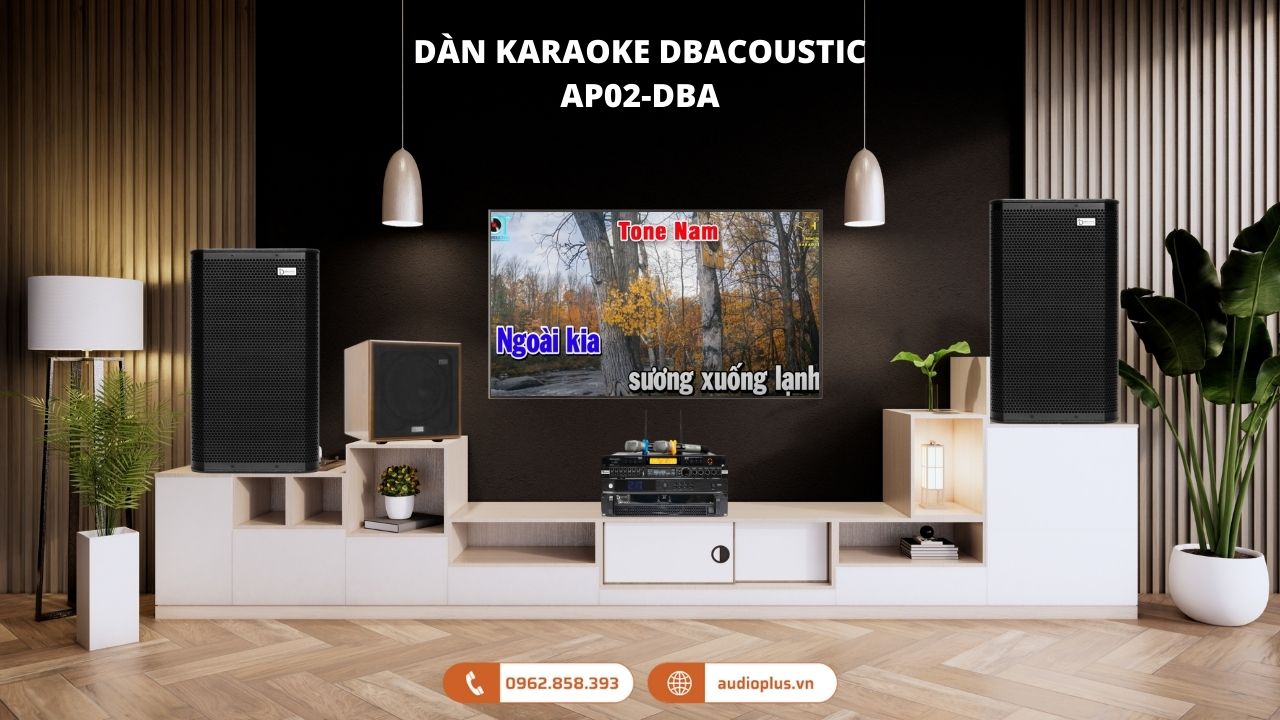 Dàn karaoke DBAcoustic AP02-DBA (20-25m2)