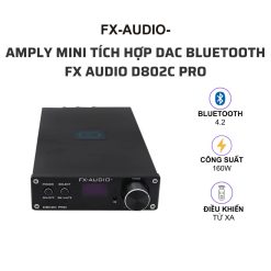 Amply mini tích hợp DAC Bluetooth FX Audio D802C Pro (160W, class D)