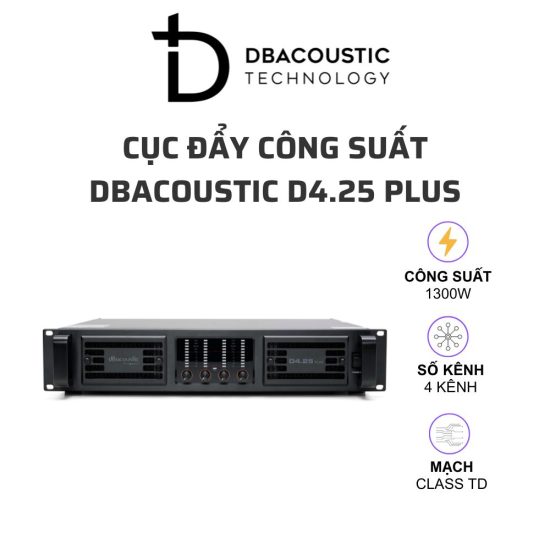 DBACOUSTIC D4.25 PLUS cuc day cong suat 01