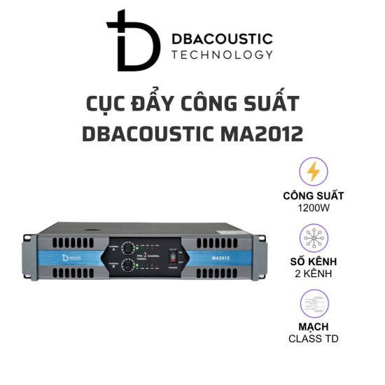 DBACOUSTIC MA2012 cuc day cong suat 01