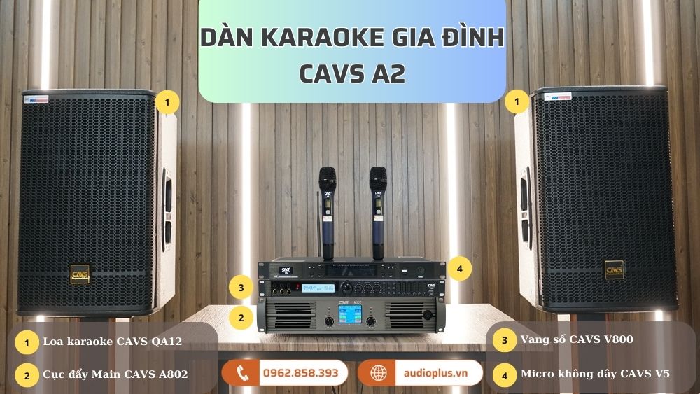 Dàn karaoke gia đình CAVS A2