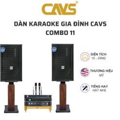 Dàn karaoke gia đình CAVS COMBO 11