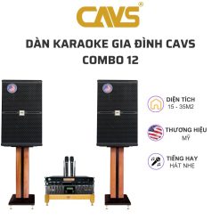 Dàn karaoke gia đình CAVS COMBO 12