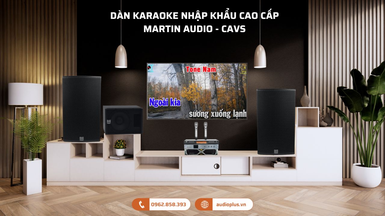Dàn karaoke nhập khẩu cao cấp Martin Audio – CAVS