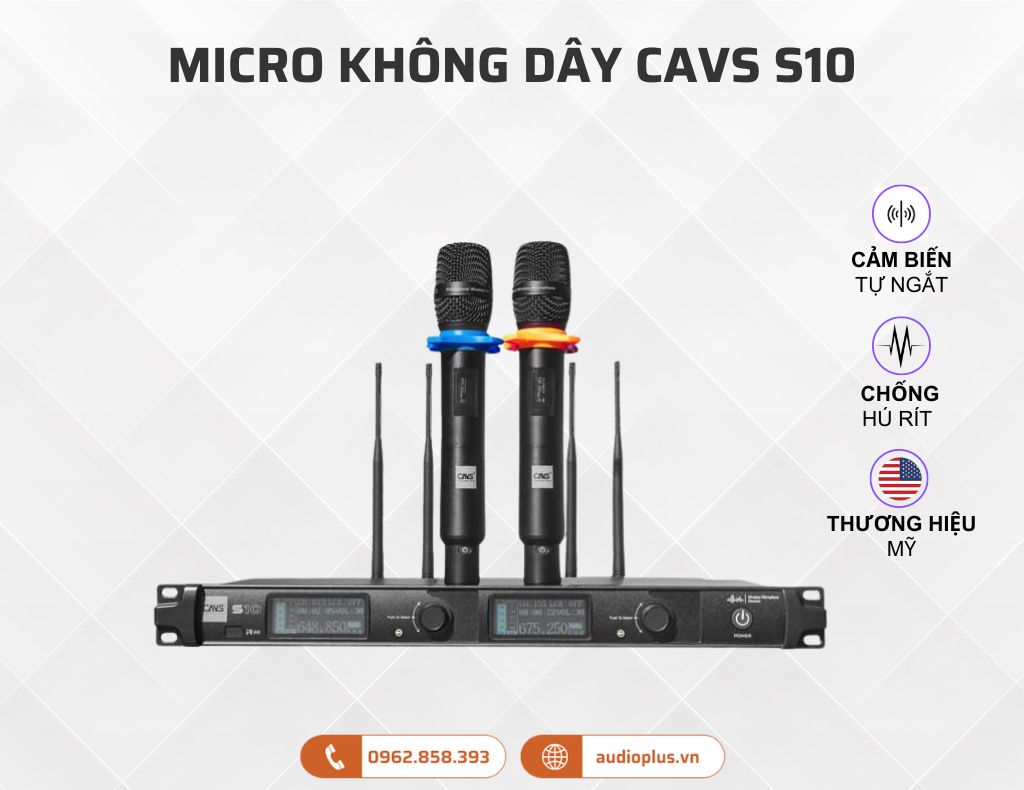 Micro không dây CAVS S10