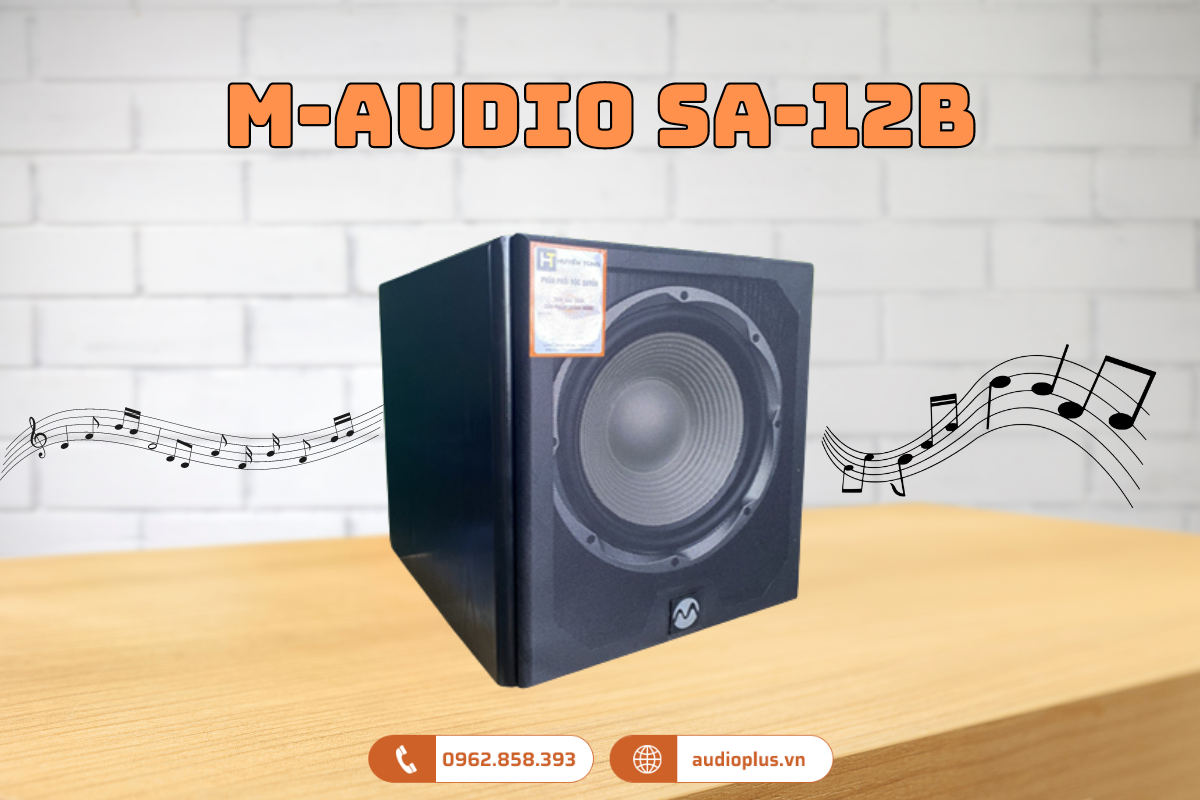 Loa sub karaoke điện M-Audio SA-12B