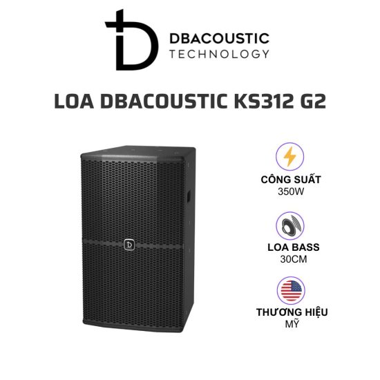 DBACOUSTIC KS312 G2 Loa 01