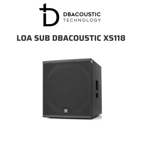 DBacoustic XS118 Loa sub 04