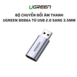 Bộ chuyển đổi âm thanh UGREEN 80864 từ USB 2.0 sang 3.5mm