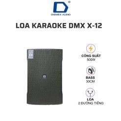 Loa karaoke DMX X-12 (loa full, 2 đường tiếng, bass 30cm, 500W)