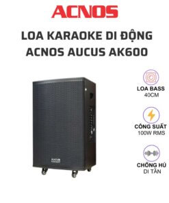 Loa karaoke di dộng ACNOS AUCUS AK600
