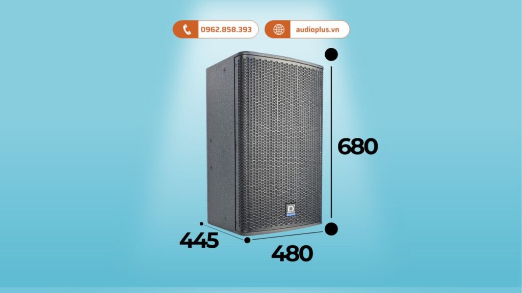 Đọc hiểu thông số kỹ thuật loa karaoke phần kích thước và trọng lượng