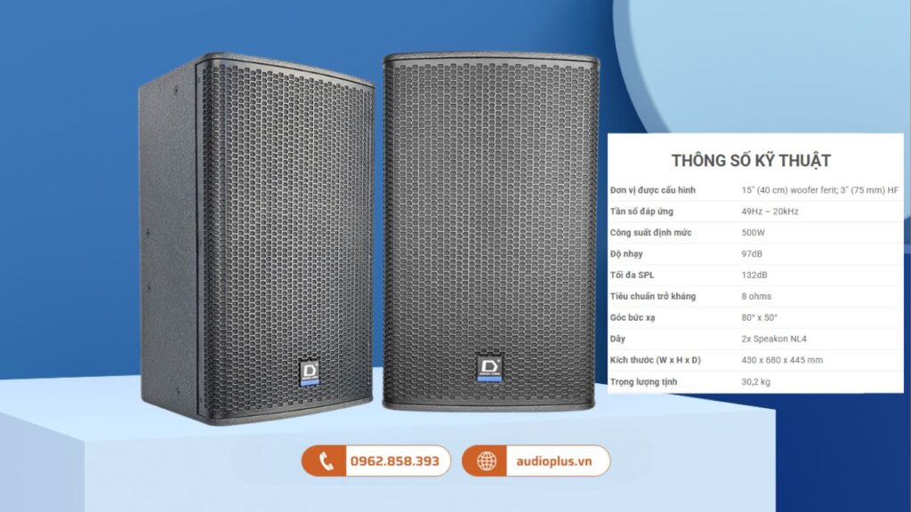 Cách đọc thông số kỹ thuật loa karaoke từ bảng niêm yết