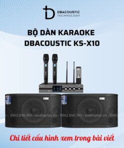 Alternative view of Dàn Karaoke DBacoustic KSX10 – Loa Nằm Gọn Gàng, Amply 3in1 Dễ Dùng Cho Gia Đình