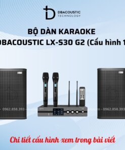Alternative view of Dàn karaoke DBacoustic LX-S30 G2 (3 cấu hình, phối ghép linh hoạt, tiếng nhẹ hát hay)