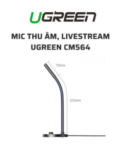 Alternative view of Mic thu âm để bàn, Livestream có dây cắm máy tính UGREEN CM564 (90416)